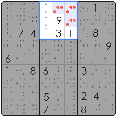 sudoku unique rectangle
